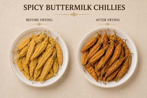 Spicy Buttermilk Chillies (100grams)