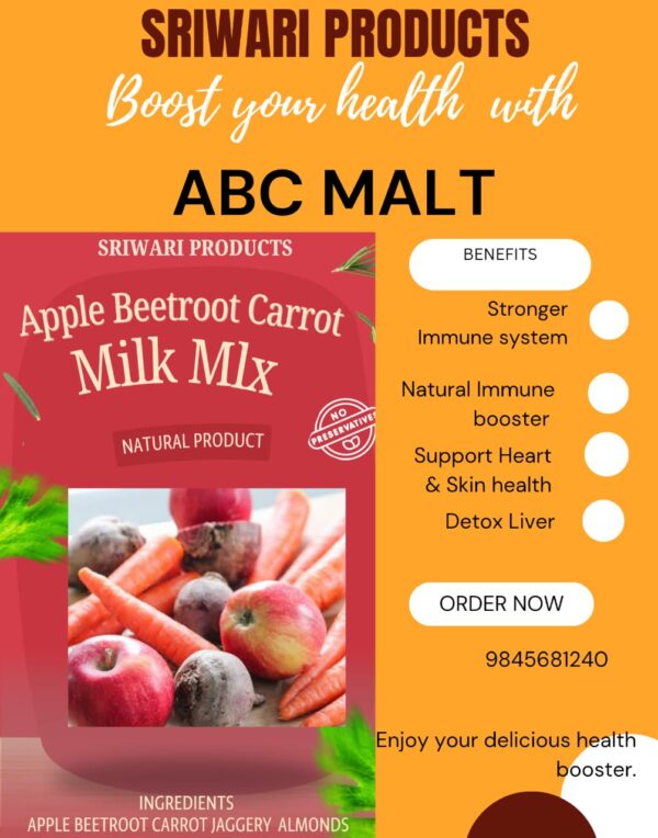 ABC Malt (Apple, Beetroot & Carrot) - (100grams)